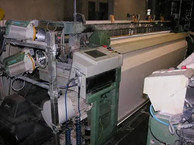 Complete Weaving Mill for Terry Fabrics Production, 1978 to 2007, Picanol and Gunne Air Jet Jacquard Looms
