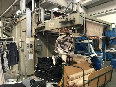 Salvadè, HT After Printing Steamer, 1994, 2000mm Working Width, 110m Fabric Capacity