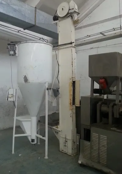 American Extruder, Snack Food Line, 1996, 120kg/hr Capacity, Electric Oven