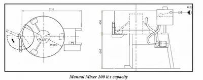NovaStar, CB100, Double Roman Roof Tile Making Machine, 100L Mixer, Extrusion-Pressure Process