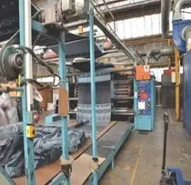 Michele Lamperti, Double Raising Machine, 1988, 3000mm Working Width, 24 Rollers