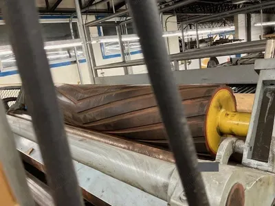 Moore & White, Rotary Sheeter, 60 Inch, Shaftless Unwind Stand, Layboy