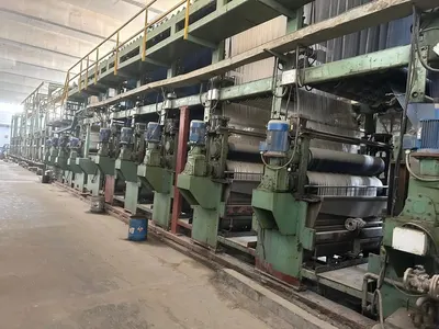 Master, Denim Indigo Dyeing Slasher Range, 1998, 1800mm Width, 13 Dyeing/Washing Compartments, 30 Drying Cylinders
