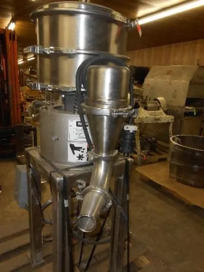 Sweco, 18" Vibrating Screen, Single Deck, Stainless Steel, 0.25 HP