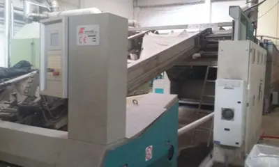Salvade Dryer, 2003, 2400mm Working Width, 4 Chambers, Gas Heated