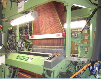 Dornier, Airjet Label Loom, 2000, 1200mm Width, Staubli Jacquard, 1152 Hooks, 8 Colors