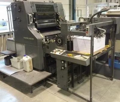 Heidelberg, SORM, 1990, Sheet Size 520x740mm, 1 Color, Alcolor Dampening