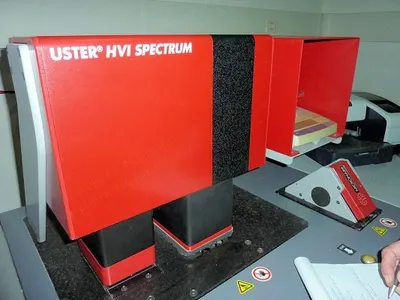 Uster, HVI Spectrum, 2002, Cotton Fiber Testing System, with Cabinet and Desk