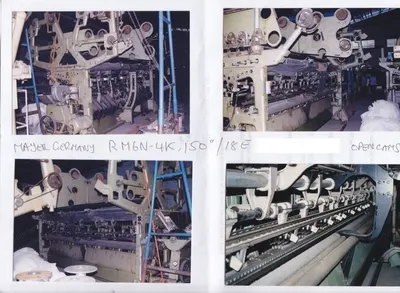 Karl Mayer, RG6N 4K, Multi-Purpose Raschel Knitting Machine, 150 Inches Width, Closed Cams