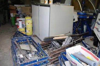 Maag & Schenk, KSD 6/10, 1988, Spider Screen Printing Machine, 6 Colors, 10 Positions