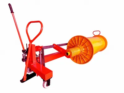 NovaStar, WS187, Hydraulic Warp Beam Lift Trolley, 2000mm Beam Shaft, 1500kg Capacity