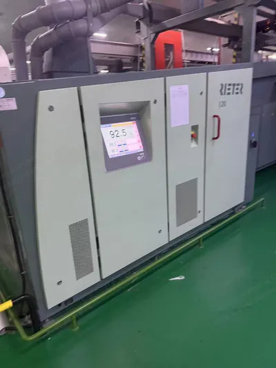Rieter, J20, 2015, Air-Jet Spinning Machine, 120 Spindles, 4 Robot Arms, Can Size 500x1100mm