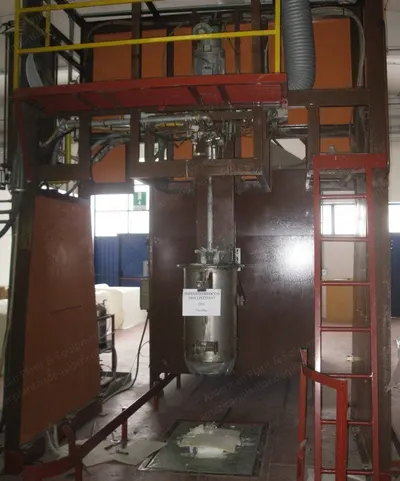 Tec-Mac, Batch Foaming Machine, 1991, 2 Vertical Moulds