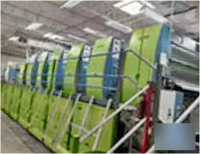 KBA, RA162A-6+L, 2008, 6 Colors, Offset Printing Press