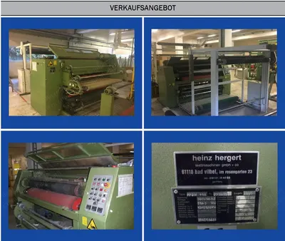 Heinz Hergeth, PPDM-170, 1997, Polishing Calender, 9 Rollers, 1700mm Width