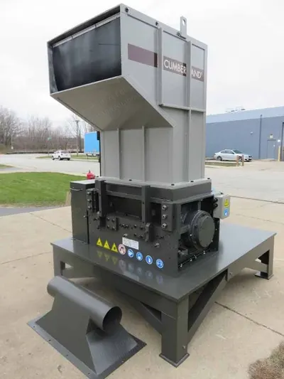 Cumberland, 1837B, 2017, 18x37 Inches Feed Throat, 3 Knife High Shear Rotor, 100 HP