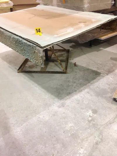 Homemade, Turn Tables, 61" x 80", Glue Spraying