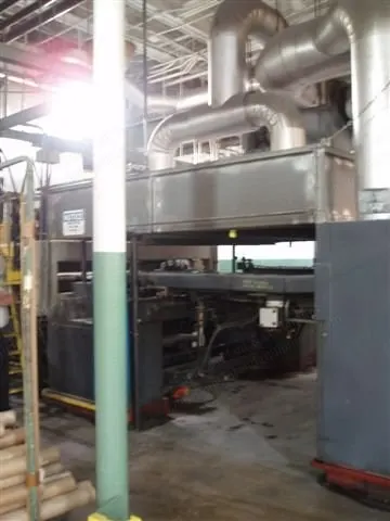 Stork, Complete Coating Range, 1995, 2340mm (92") Web Width, 2-Color Screen Coating, Saben 10-Zone Gas Dryer