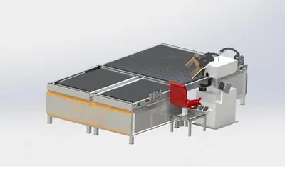 KMM, KMM 2000, Automatic Tape Edge Machine, Operator Sit Down System, Smart Arm System