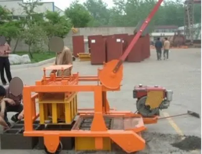 NovaStar, CK109, Cement Block Making Machine, Mobile Type, 320 pcs/hour, 6HP Diesel Engine