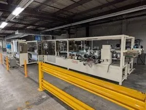 Texpa, 72" Width, 4x Pfaff 5483 Sewing Heads, Automatic Sheeting and Hemming Machine