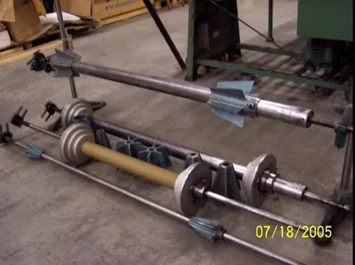 Beck, H-1, 55 Inch (1400mm) Sheeter, Stepless Feed Control, 4 Roll Unwind