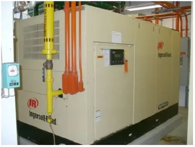 Ingersoll-Rand, SSR-150-EPE2S, 2003, 150 HP, 743 CFM, 125 PSI Water Cooled Compressors and TMS0780 Dryers