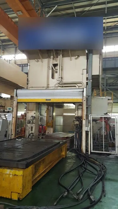 Schuler, 5000 Ton Hydraulic Press, 2000mm Open Height, 1000mm Stroke