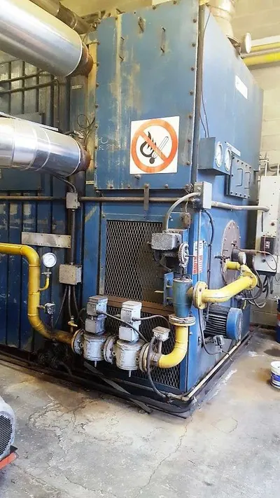 Bono, OMP, 1981, Diathermic Oil Cyclonic Boiler, 3,000,000 kcal/h