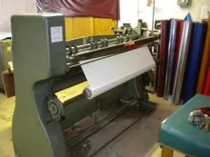Kolbus Sheeter Slitter, 55 inch (1400mm) Working Width, 40 inch (1020mm) Cut Off