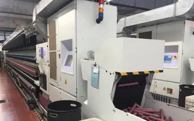 Zinser, RM 450, 2003, Worsted Spinning Machine, 384 Positions, Ring Diameter 51mm, Gauge 75mm