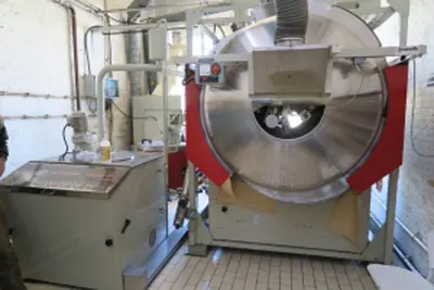 Dumoulin, T.IDA-500, Continuous Coating Pan, 500kg Capacity, with Steam Generator & Air Handling