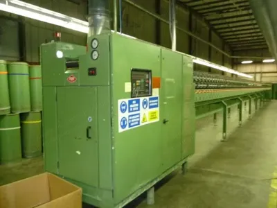 Complete Open End Spinning Plant for Reworkable Fibers, Rieter / Trutzschler / Zacarias Rosique, 1986-1999, 3x Rieter R1 (240 Rotors), 1x Rieter RU14 (216 Rotors), 7x Zacarias Rosique Cards