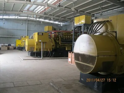 Caterpillar, G3520C, 2004, 1900 kW, 6300 VAC, 50 Hz, Gas Engine Generator