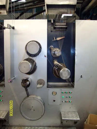 Plantex, BCF Filament Extrusion Line, 1998, 1000 to 6000 Dtex, 3 Colors, 150 to 288 kg/h