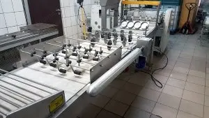 Seewer Rondo, SPF 602B, Pastry Make Up Line, 62cm Belt Width, 765cm Table Length, 300kg/hr