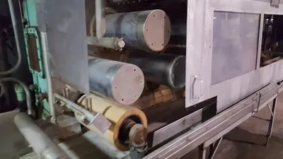 Neumag Recycled PET Staple Fiber Line, 1995, 4000 lbs/hr, 1.5 to 15 DPF