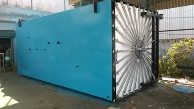 Automatic Double Pallet ETO Sterilizer, 27.5 Cubic Meters, SS 304, 11000x2000x1250mm
