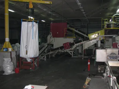 Artec, 125 DHV, 2003, Polyester Fiber Recycling Line, 125mm Screw, 750 kg/h Capacity