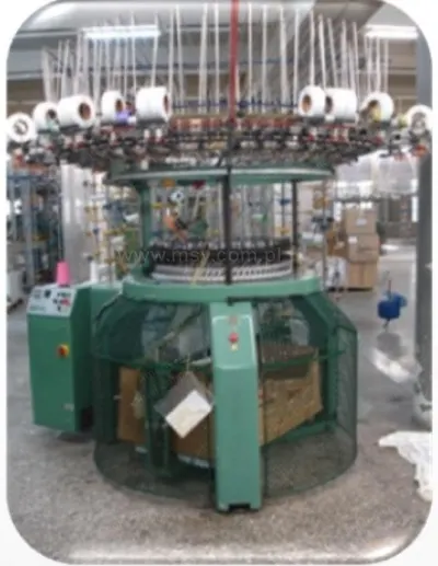 Pilotelli, JR - 72, 30" Diameter, 10 Gauge, 72 Feeders, 972 Needles Circular Knitting Machine