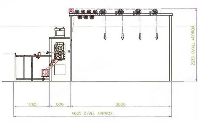 Webtex, Ribbon Calender, Roller Width 270mm, 250mm Diameter, Oil Heated