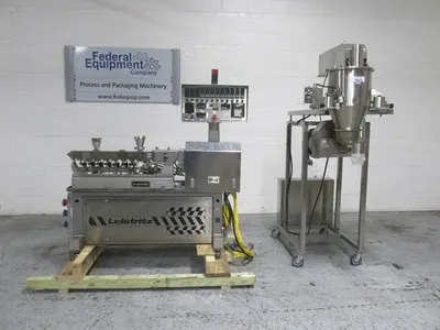 Leistritz, Micro18/GGC-40D, 1996, 18mm Screw Diameter, 40:1 L/D, 3 HP, Twin Screw Extruder Pelletizing Line