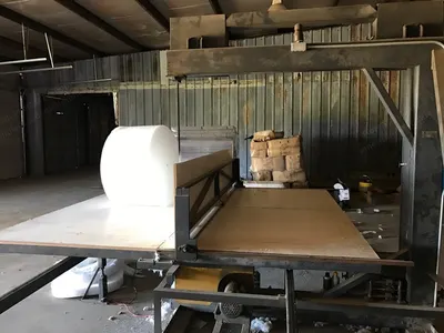 Pontotoc Vertical Cutter, 132" Long Table x 122" Wide x 50" Tall