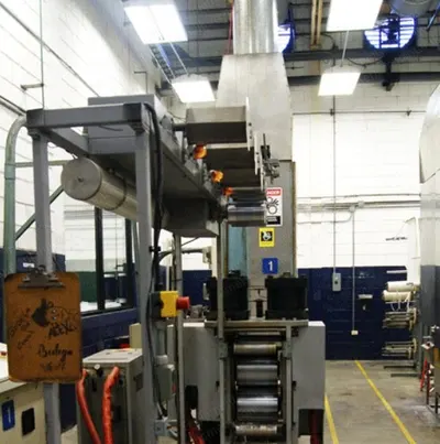 Jakob Muller, Webtex, Finishing Calender Machine, Automatic Rewinding