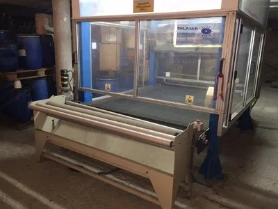 Dilaser, T42, 2003, Laser Fabric Cutting Machine, Width 2000mm, Unwinding and Winding Unit