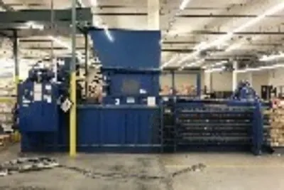 American, Horizontal Baler, 2010, 43x43 inch Bale Size, 30 HP, 8 inch Cylinder