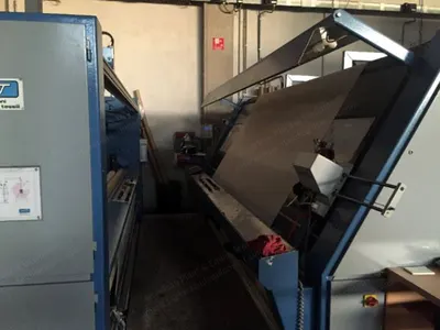 MT, Inspection and Rollup with Packaging System, 1996, 3400mm Width, 1200x3200mm Inspection Table