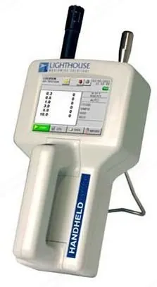 IDM, Model 5016, Hand-Held Particle Tester, 0.5 to 25.0um Size Range, 0.1 CFM Flow Rate, 3.5 Inch Color Touch Screen
