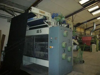 Caru, Smeriglia AS/5, 1995, 2000mm Roller Width, 5 Emerizing Cylinders, Squeezing Padder