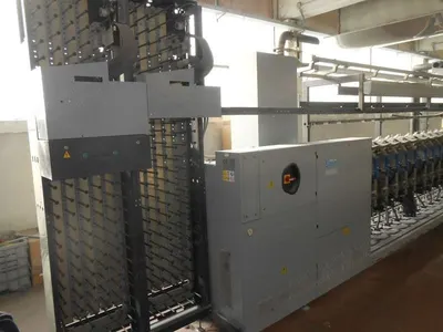 Savio, Orion E, 2001, 52 Heads, 6" Delivery, Mesdan Splicer, Uster Clearers